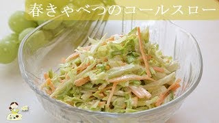 [レシピ動画] 春キャベツが美味しい【コールスロー】さっぱりたくさん食べれます♪ 料理 シロさんレシピ 簡単
