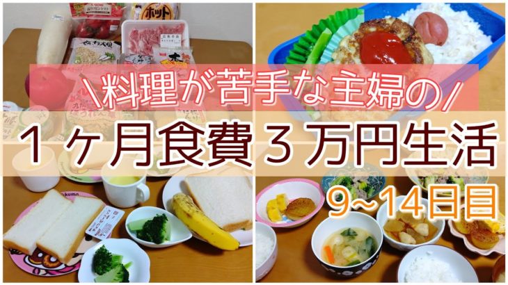 【食費節約】４人家族で１ヶ月３万円生活❗️定番節約料理を作ってみました✨