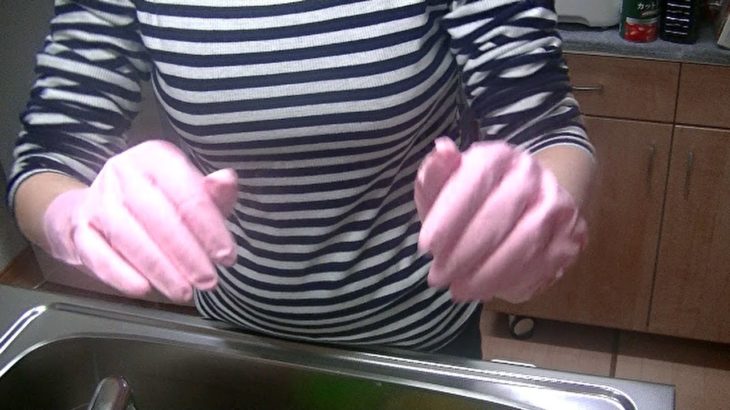 キッチンリセット ゴム手袋 ピンク 薄手 食器洗い 音 主婦 平日 毎日