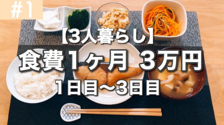 【節約料理】1ヶ月の食費3万円！今日の夕飯は？【その1】