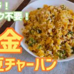【炒飯】簡単！パラパラ黄金納豆チャーハン！【料理/レシピ/節約】