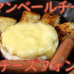 【キャンプ飯】カマンベールで簡単チーズフォンデュ【レシピ】 / Camp Skillet Recipe Camembert Cheese Fondue