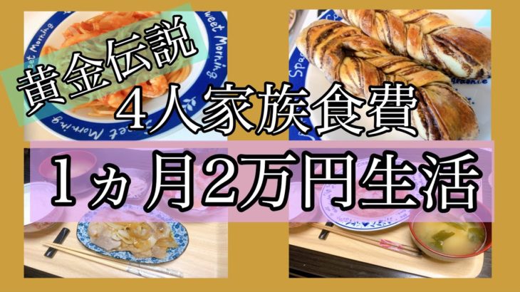 【食費節約生活】４人家族１ヶ月２万円生活４〜６日目🌷カサ増し節約豆腐ハンバーグ