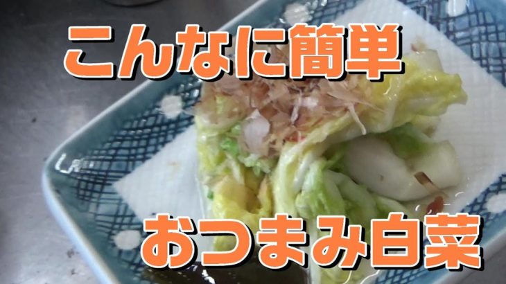 【料理動画】簡単 白菜の浅漬け レシピ