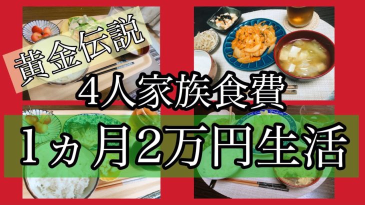 【食費節約生活】４人家族１ヶ月２万円生活１９〜２１日目🌷主婦のリアルなお昼ご飯！？