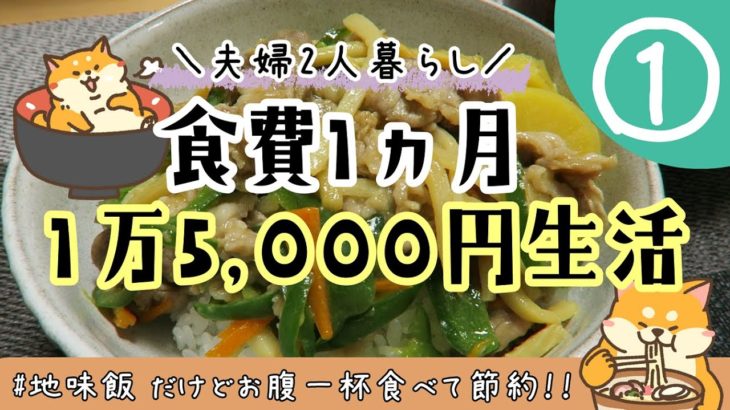 【夫婦で】食費一か月1万5000円生活 part1【節約料理/業務スーパー】