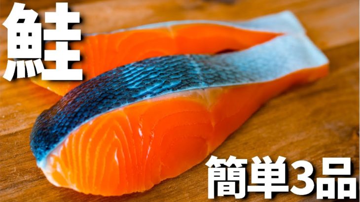 鮭を使った簡単おつまみレシピ3品～3 salmon dishes～