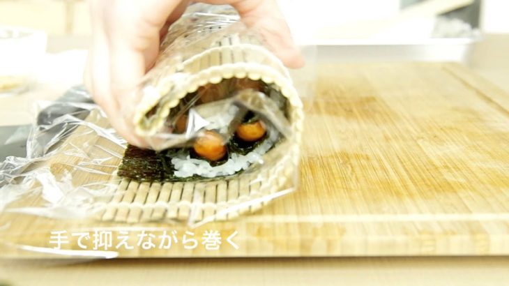 【楽天レシピ】簡単さくらのデコ巻寿司