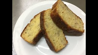 簡単本格人気バナナケーキ（バナナパウンドケーキ）レシピ・作り方(オンライン料理教室)
