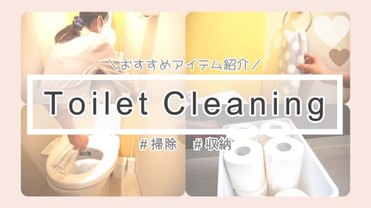 【トイレ掃除/収納】毎日の掃除ルーティン/オススメのアイテム紹介/ダイソー/キャンドゥ