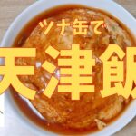 【簡単レシピ】簡単ふわふわ，ツナ缶を使った 天津飯の作り方 レシピ