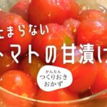 【簡単料理レシピ】夏野菜のトマトレシピ甘漬け【箸がとまらない激ウマ！】