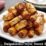 大学芋風のクルクルさつまいもの作り方☆くるくる大学芋♪サクサク食感！無限さつまいも♪-How to make Daigakuimo-Style Sweet Potato Roll-【料理研究家ゆかり】