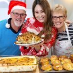 【手作りクリスマス料理７品】イギリスの本格的なクリスマスディナーの作り方！簡単に作れるパーティーレシピ②！【保存版】