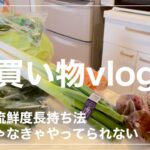【買い物vlog】スーパー購入品/ズボラな保存法/節約主婦/収納ルーティン