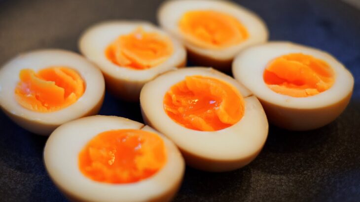 【味付け半熟卵】簡単おつまみレシピ Seasoned soft-boiled egg