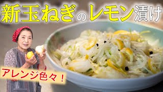【簡単10分】新玉ねぎのレモン漬け｜豆腐や焼肉にピッタリ玉ねぎレシピ