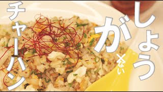 【簡単レシピ】しょうが炒飯 Chinese-style fried rice　冷やごはんで作る Fried Rice(simple ver)