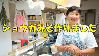 【簡単料理】新ショウガ味噌美味しい！