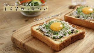 忙しい朝でも簡単！しらすのっけパン【きちんとキッチンbydaiei】