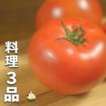 【トマト レシピ】簡単 おいしい トマト 料理 3品