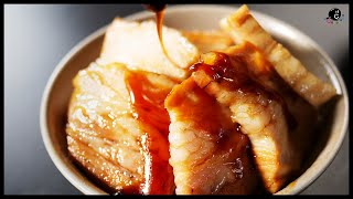 ”豚肉と醤油と砂糖だけ”で超簡単に出来る『十勝帯広豚丼』の作り方！肉を茹でて絡めるだけです。シンプルなのに破壊的に美味しい！｜ぶた丼｜北海道｜悟り
