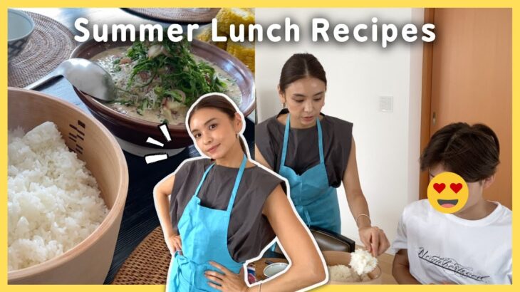 【簡単お昼ごはんレシピ】家族も喜ぶ！暑い夏にピッタリの冷や汁を作って、家族で食べました♪