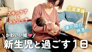 【生後2週間】新生児とママの1日！リアルな育児を公開