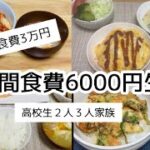 【1ヶ月食費予算3万円】節約苦手主婦の奮闘記