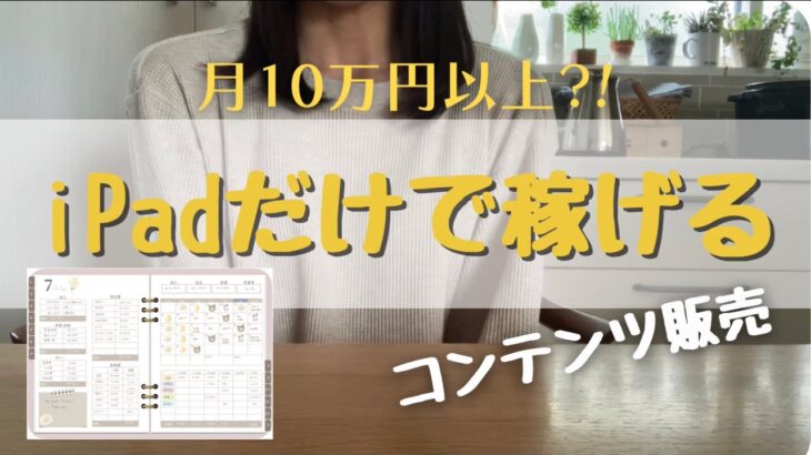 【iPadで副業】月10円以上稼げる⁉︎主婦でもできる副業🧸