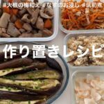 【料理】作り置き5品紹介｜簡単レシピ｜常備菜｜主婦