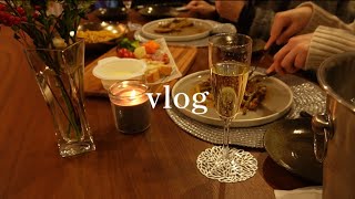 【vlog】子なし40代主婦|キッチン収納を整える|外食費節約しておうちバルを楽しむ週末