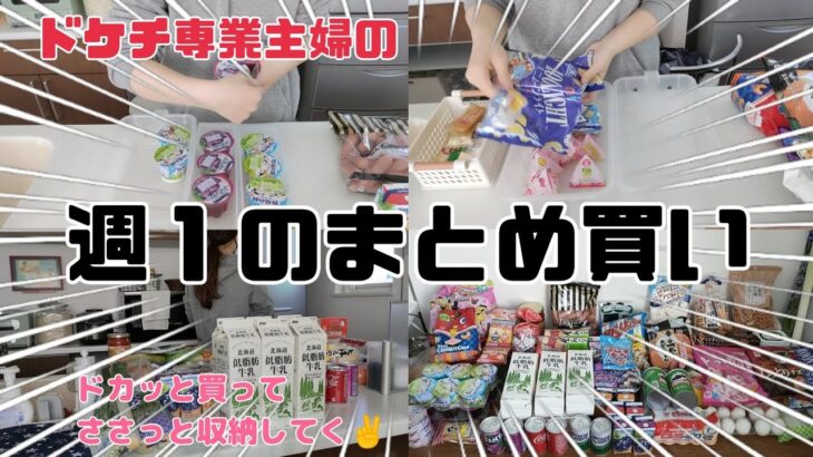 【まとめ買い】ドケチ専業主婦がお菓子欲に負けた日🤦‍♀️❤️/じゃんじゃん収納・冷凍保存してくよー！