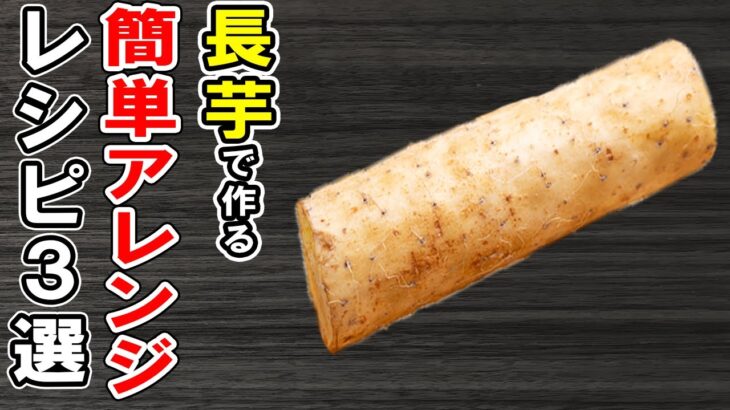 長芋レシピまとめ3選！簡単美味しい！ご飯が止まらない絶品おかずの作り方/長芋レシピ/簡単料理/作り置きおかず/お弁当おかず【あさごはんチャンネル】