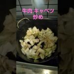【簡単料理】牛肉、キャベツ炒め、簡単レシピ、作って、食べました、弁当屋、夫婦vlog、｜lunchbox Japanese bento、｜Japan food