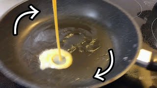 フライパンを回すだけで簡単にフワフワなオムライスが作れちゃう レシピ 作り方 プロの技 裏ワザ 卵料理 卵焼き IH @ryuji825