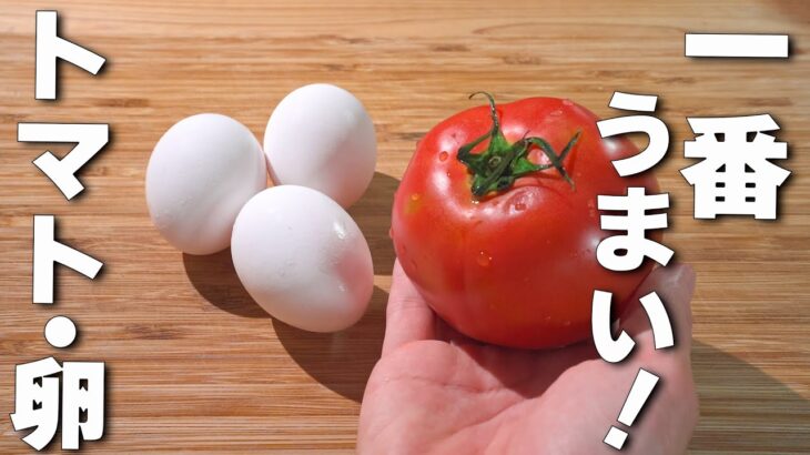 【簡単卵レシピ】食材２つ！旬のトマトが最高にうまい！ふわとろ炒め