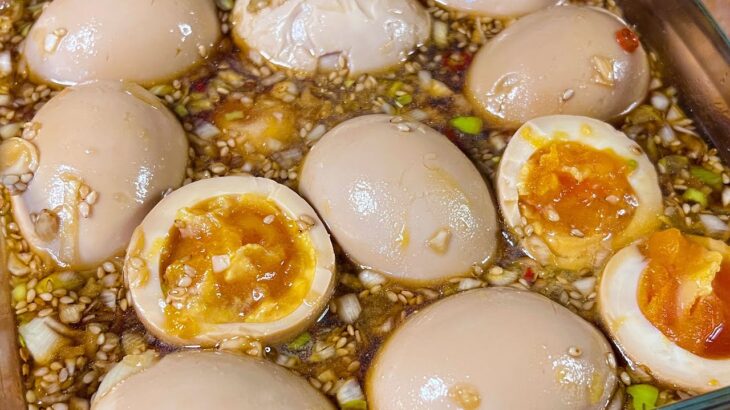 【料理編】麻薬たまごの作り方 seasoned egg‼️