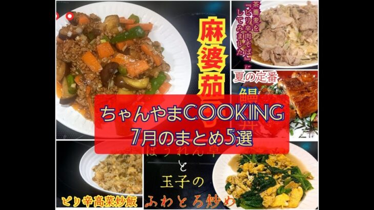 [簡単レシピ] 素人料理7月のまとめ5選 #飯テロ #おうちごはん #ひとり飯