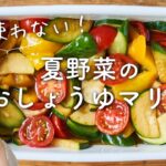 【火を使わない！】夏野菜のお醤油マリネのレシピ・作り方