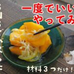 SNSで話題になった「柿柚子」の作り方 #レシピ #樋口直哉