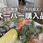 【スーパー購入品】節約無理！一万円超えの食材買い出し/専業主婦/国際結婚