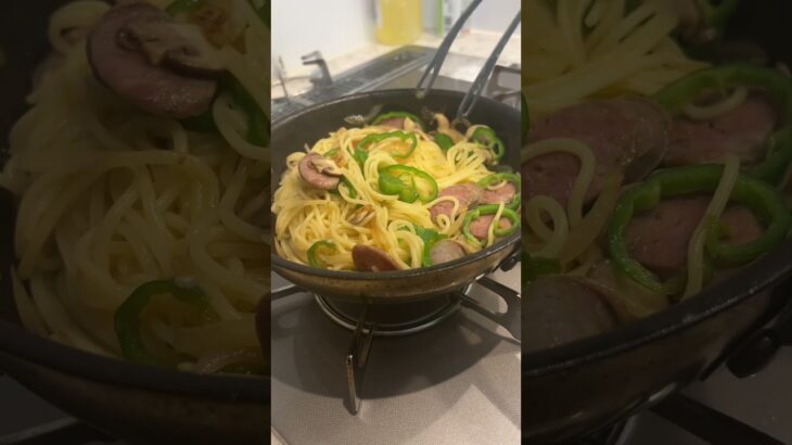 スパゲッティナポリタン #簡単レシピ #男子ごはん #ひとりごはん #料理 #簡単男飯