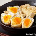 卵巾着の作り方！煮るだけで簡単♪ジュワッとお出汁が染みて激ウマ！お弁当のおかず、お酒のおつまみにもぴったりです。-How to make Boiled Egg Fried Tofu【料理研究家ゆかり】
