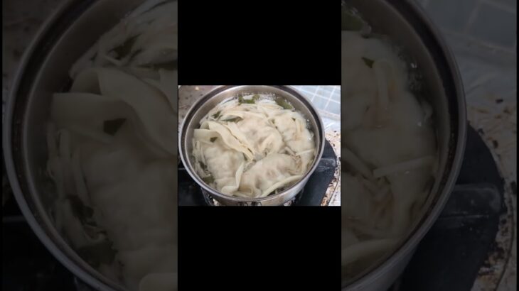 【煮るだけ】簡単♪マンドゥック（餃子スープ）#韓国料理#スープレシピ#餃子