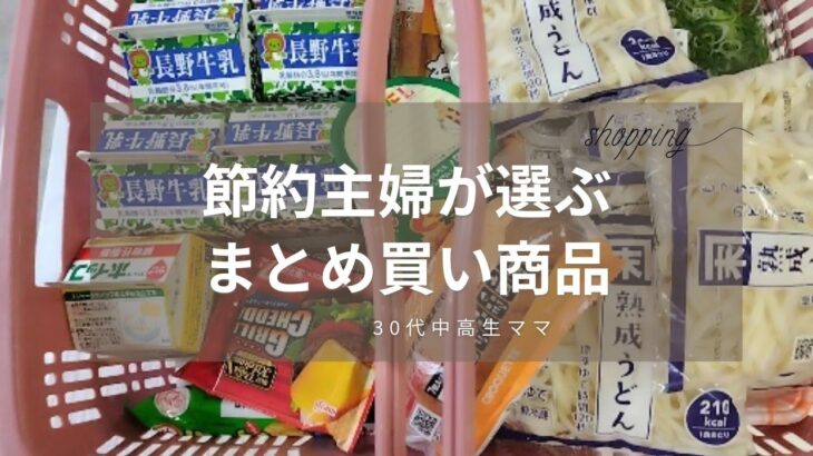 30代専業主婦の日常動画◆節約主婦がまとめ買いをするとこうなります！