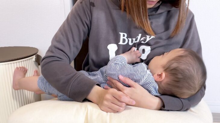 【生後8ヶ月】完全母乳ママの授乳ルーティン